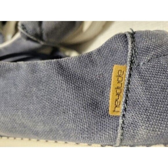 Hey Dude Wendy Chambray Navy White Womens Size 10 Slip On Shoes Sneaker Flat - Picture 6 of 8